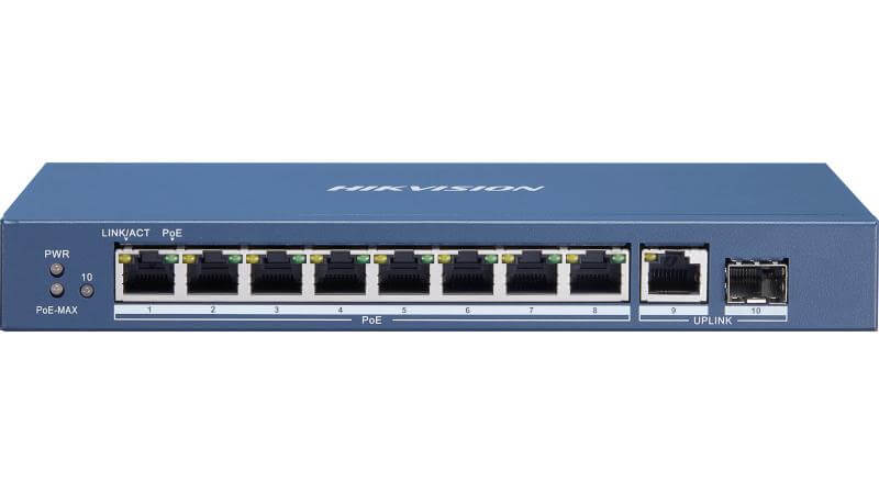Switch Hikvision 8 porte poe 1000M
unmanaged 58w
Cod.: HIKDS3E0510PEM