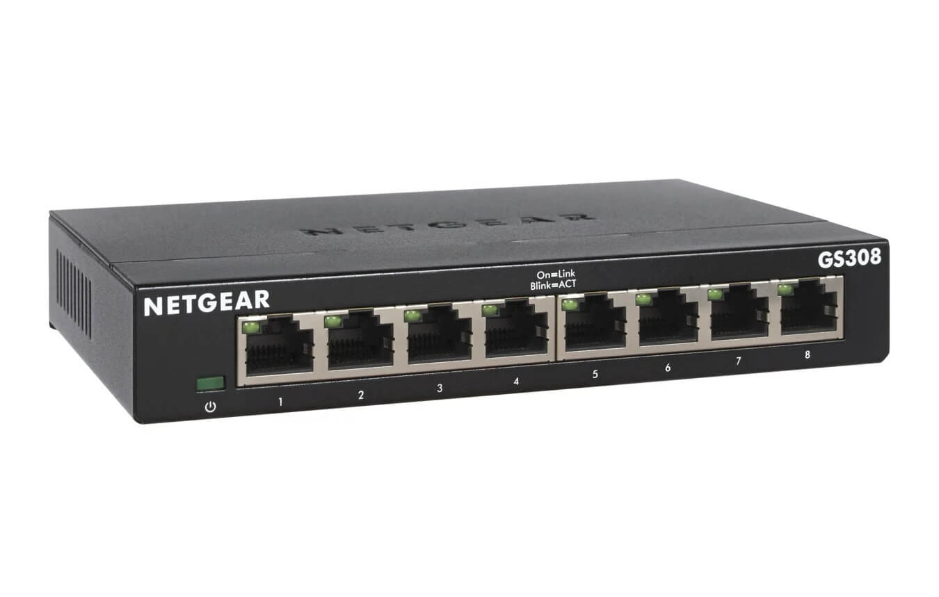 Switch Netgear GS308-300PES Montabile a parete