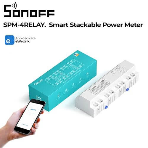 Sonoff SPM 4 Relay
Misuratore di Potenza Intelligente 20AOgni SPM-4Relay ha 4 canali