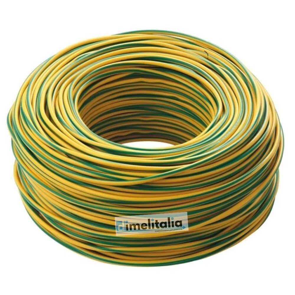 Cordina monofase 1,5 giallo/verde