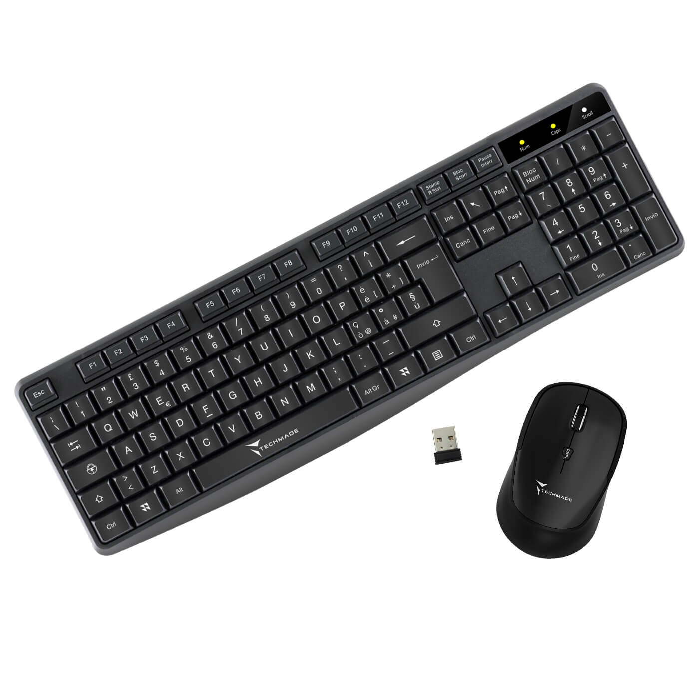 Tastiera+mouse wireless