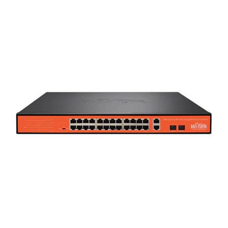 Switch Wi-tek 24 porte PoE da 10/100 Mbps
WI-0008N