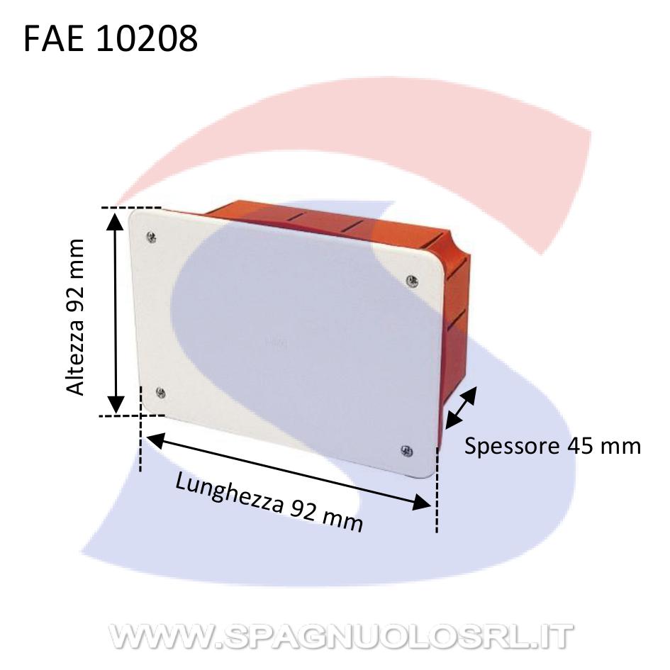 Cassetta di derivazione Faeg 1 modulo imbust. IP40 92x92x45