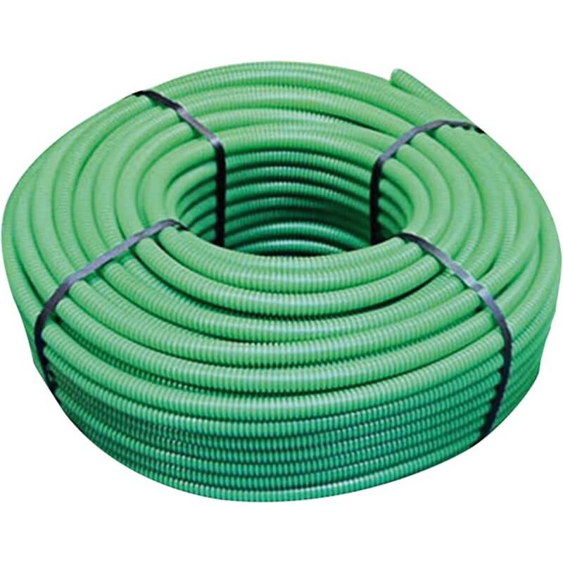 Tubo corrug. c/s d.20 verde