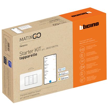 Starter Kit per gestire le tapparelle Bticino MatixGO
JW2010KITN