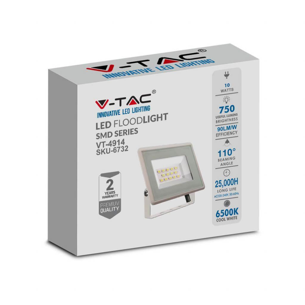 Faretto v-tac led flood light 6500k coolwhite