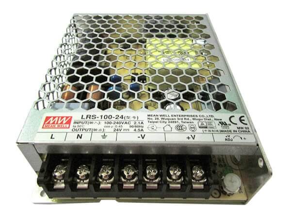 Trasformatore MeanWell CV 24V 100W 4,5A LRS-100-24