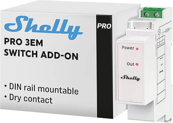 Shelly Pro 3EM Switch Add-On
magnetotermico wi-fi