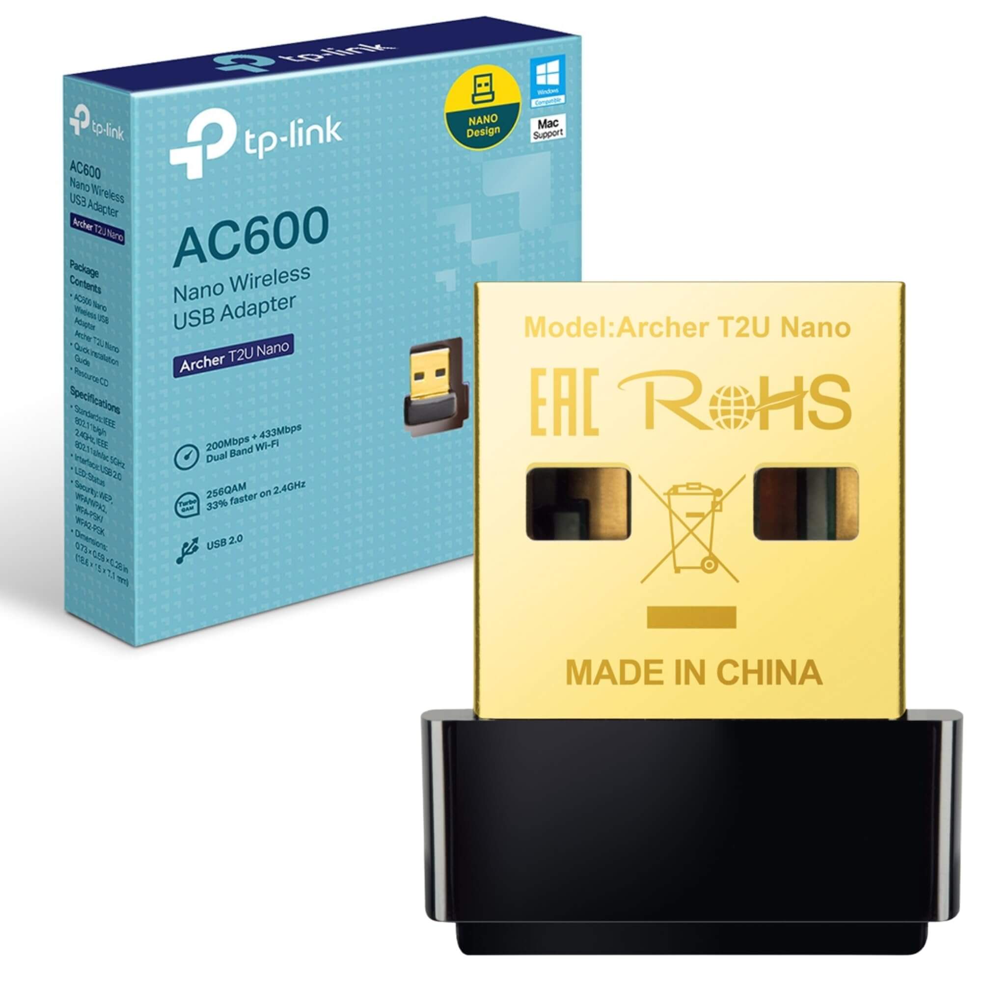 WLAN TP-Link Archer T2U Nano AC600