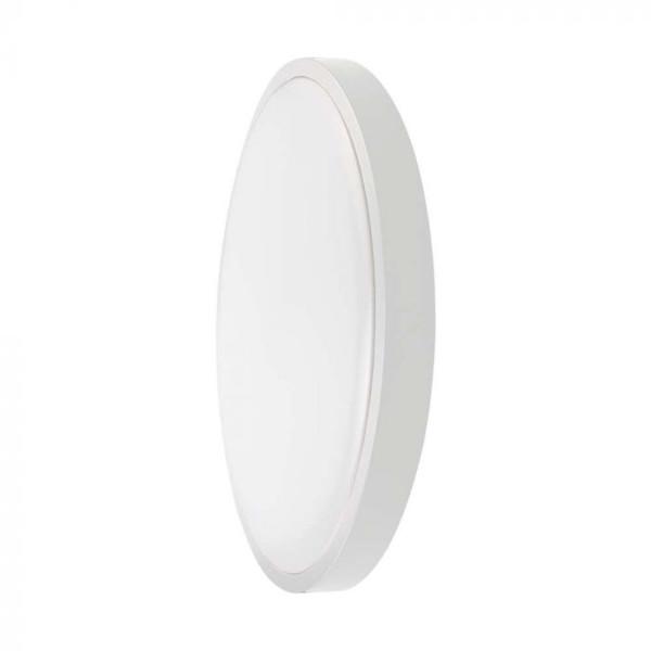 Plafoniera tonda 24W bianco naturale bianca IP44
VT-8624W