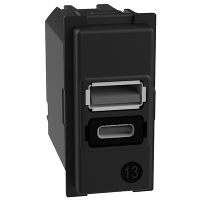 Caricatore USB con una porta tipo A e una tipo C - 15W
K4191AC