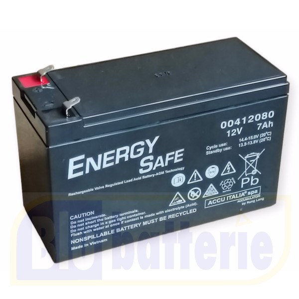 Batteria Zodiac Energy 12V 7Ah T1